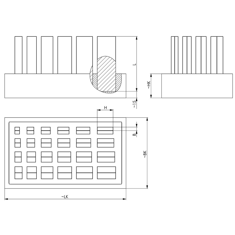 картинка Параллельная опора, установленная на деревянной подставке АМF 75614 от магазина "Элит-инструмент"