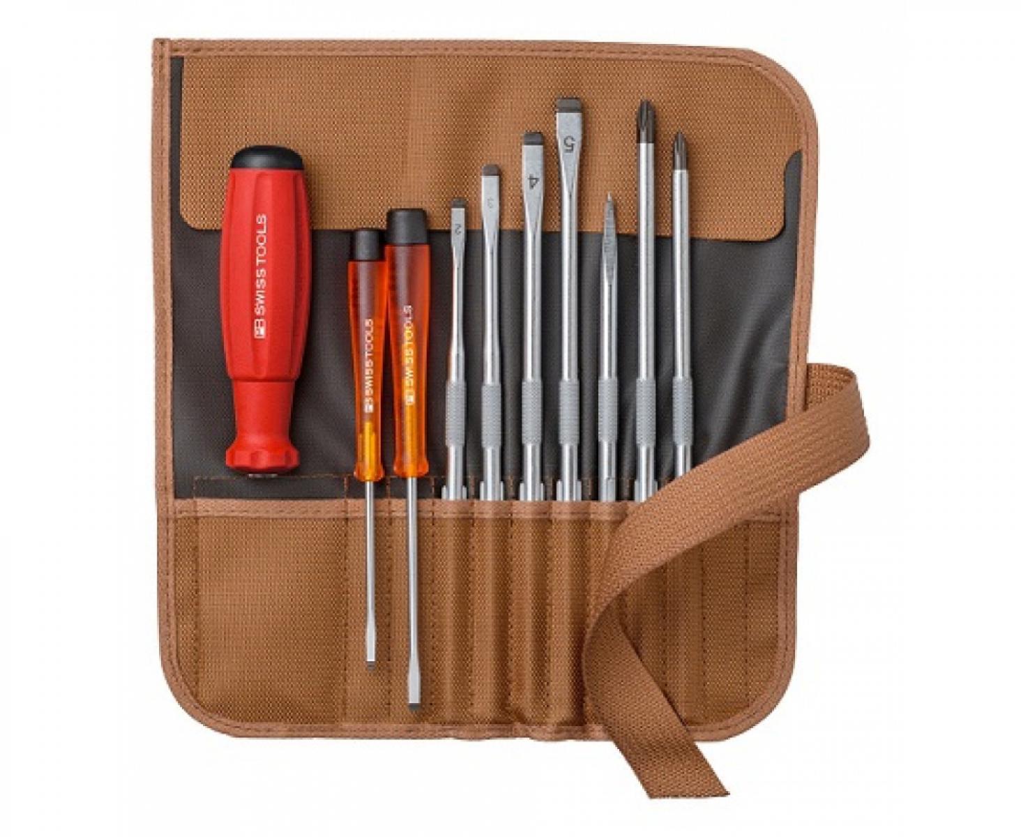 картинка Набор с комбинированными жалами SL PH серии PB 215 PB Swiss Tools PB 8218.TO песочный 10 пр. от магазина "Элит-инструмент"