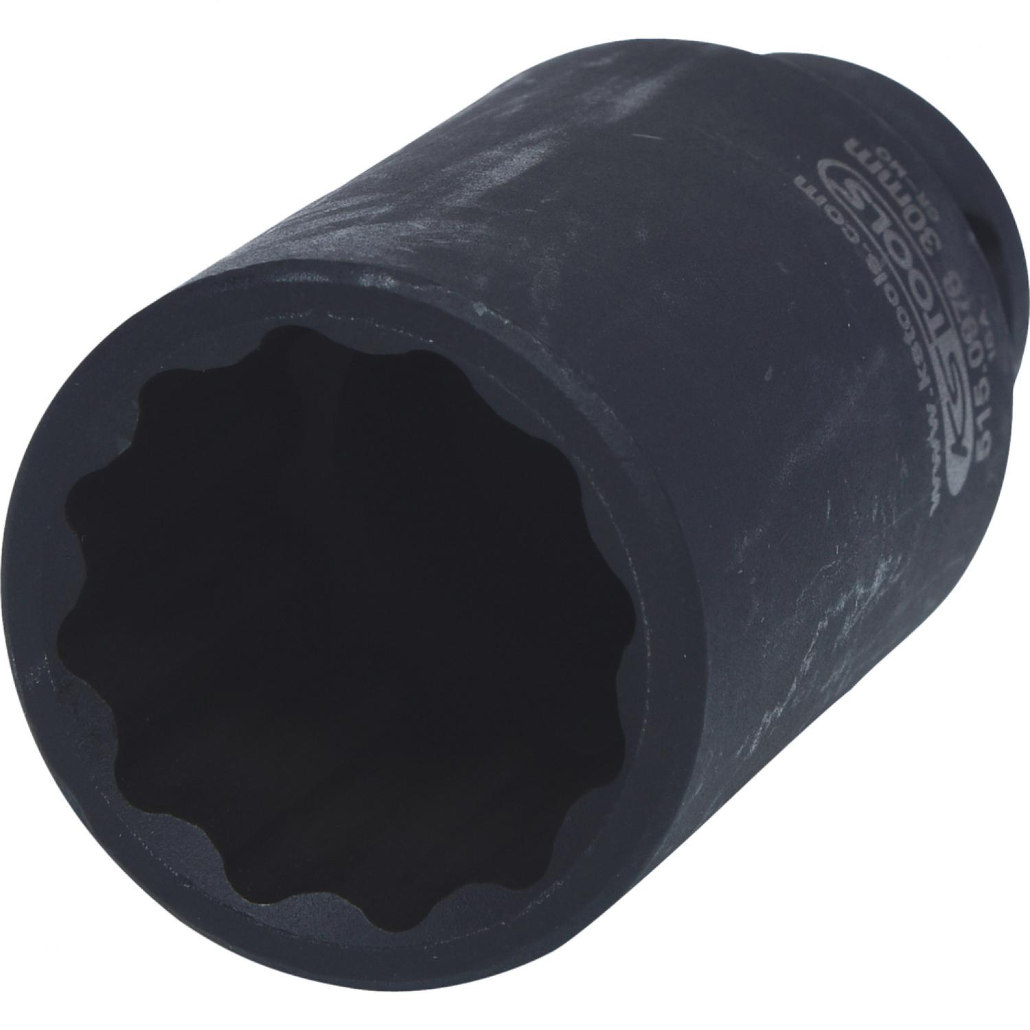 12-гранная силовая торцовая головка 1/2'', длинная, 30 мм