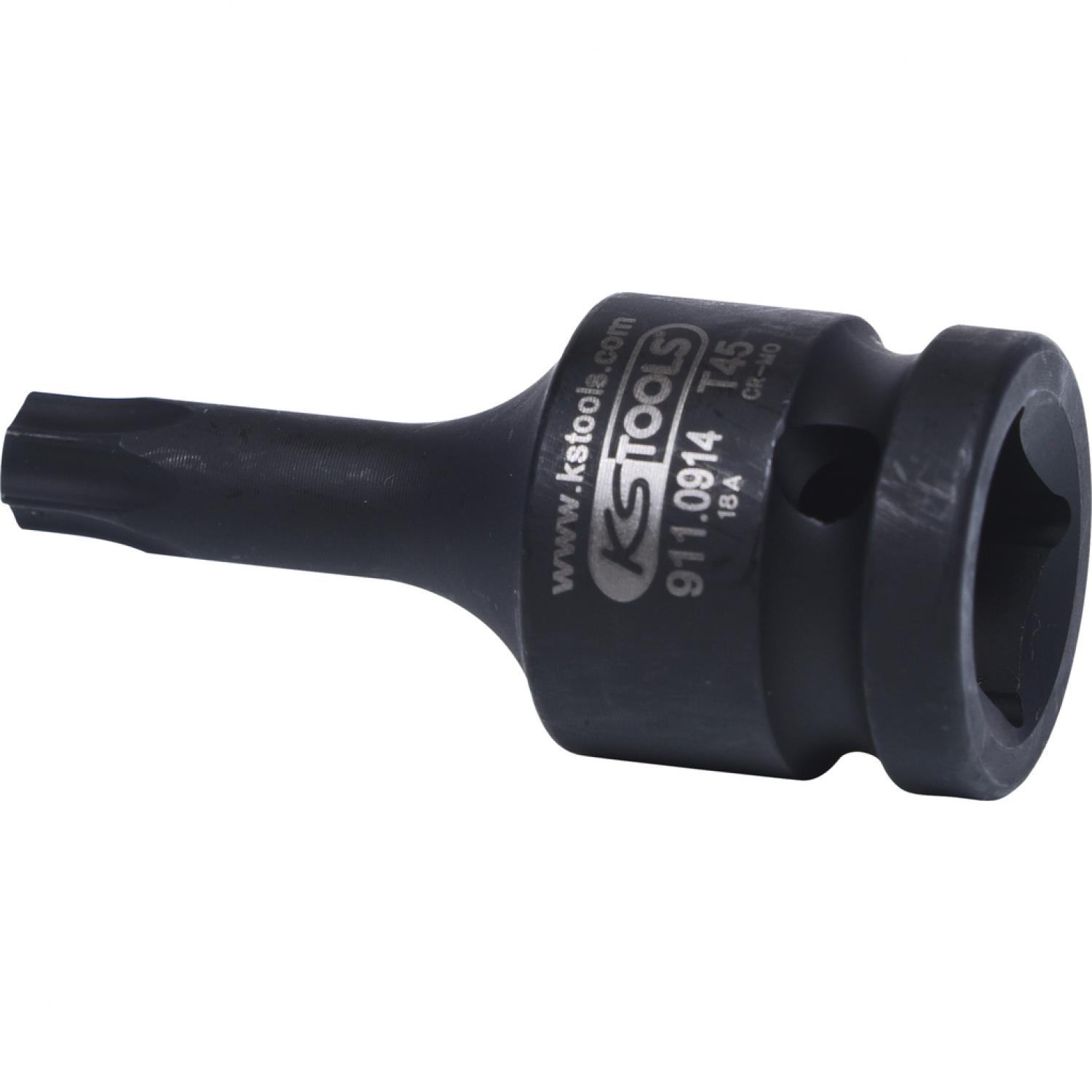 картинка Силовая торцовая головка с битом 1/2" с профилем Torx, короткая, T45 от магазина "Элит-инструмент"