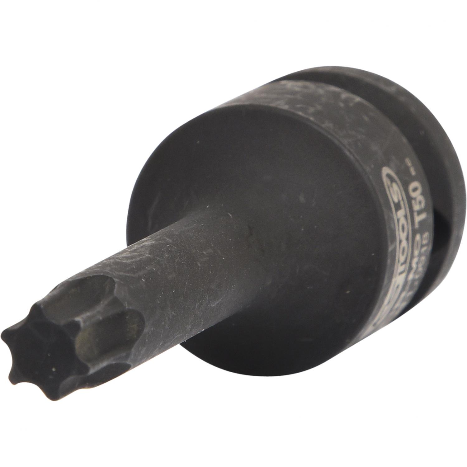 Силовая торцовая головка с битом 1/2" с профилем Torx, длинная, T50