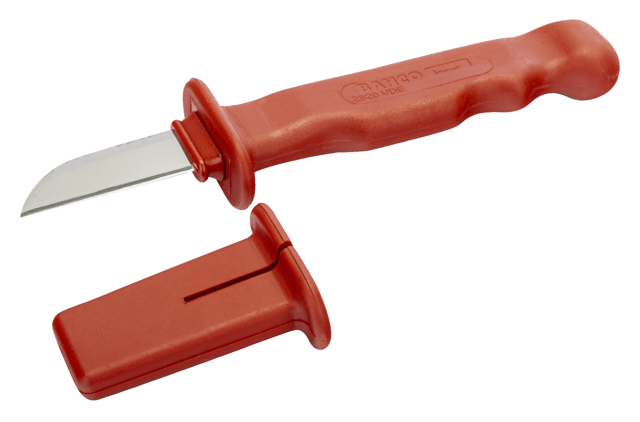 Нож изолированный. Нож Bahco 2820. Нож для снятия изоляции; изогнутое лезвие INGCO hpk82001. Нож Bahco для кабеля. Нож Бахо, шведский.