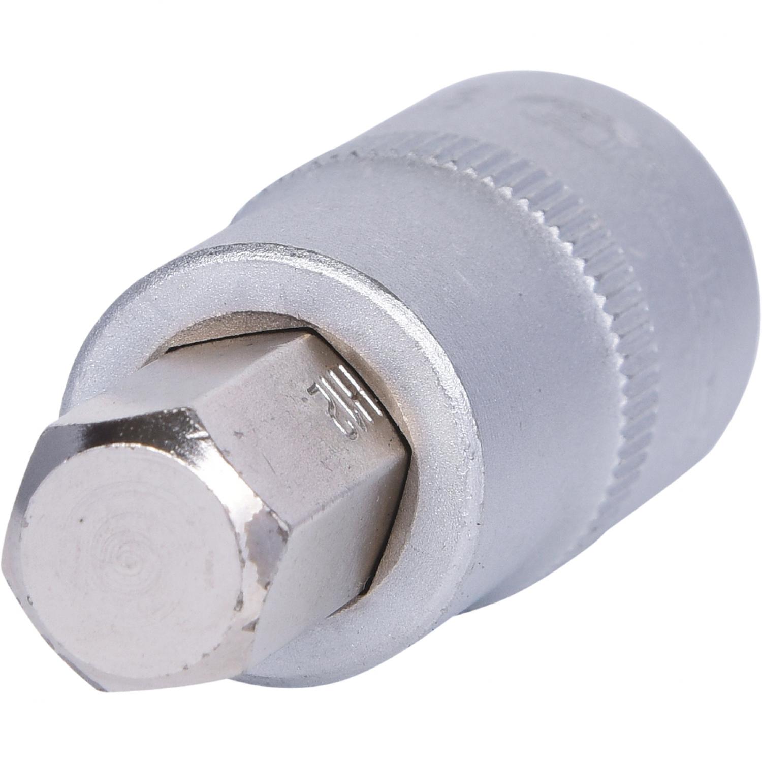 Торцовая головка с битом 1/2" с внутренним шестигранником, короткая, 12 мм подвеска