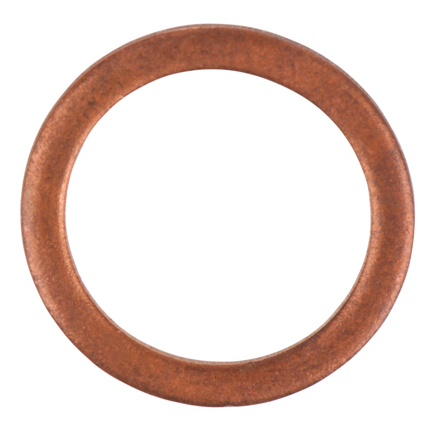 Уплотнительное кольцо, медное, внешний Ø 16 мм, внутренний Ø 12 мм, 10 шт в упаковке