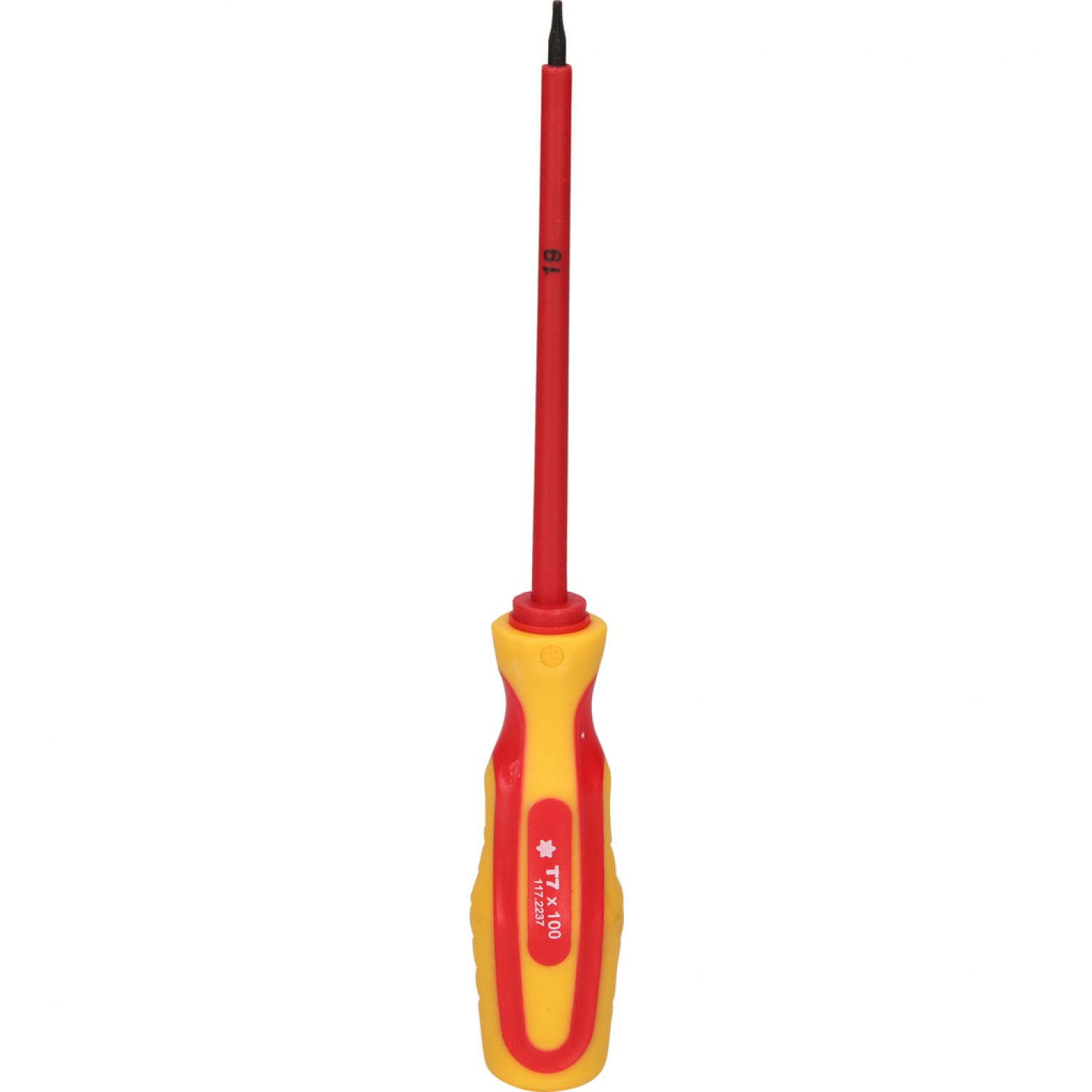 картинка Изолированная отвертка для винтов с внутренним профилем Torx, T7 от магазина "Элит-инструмент"