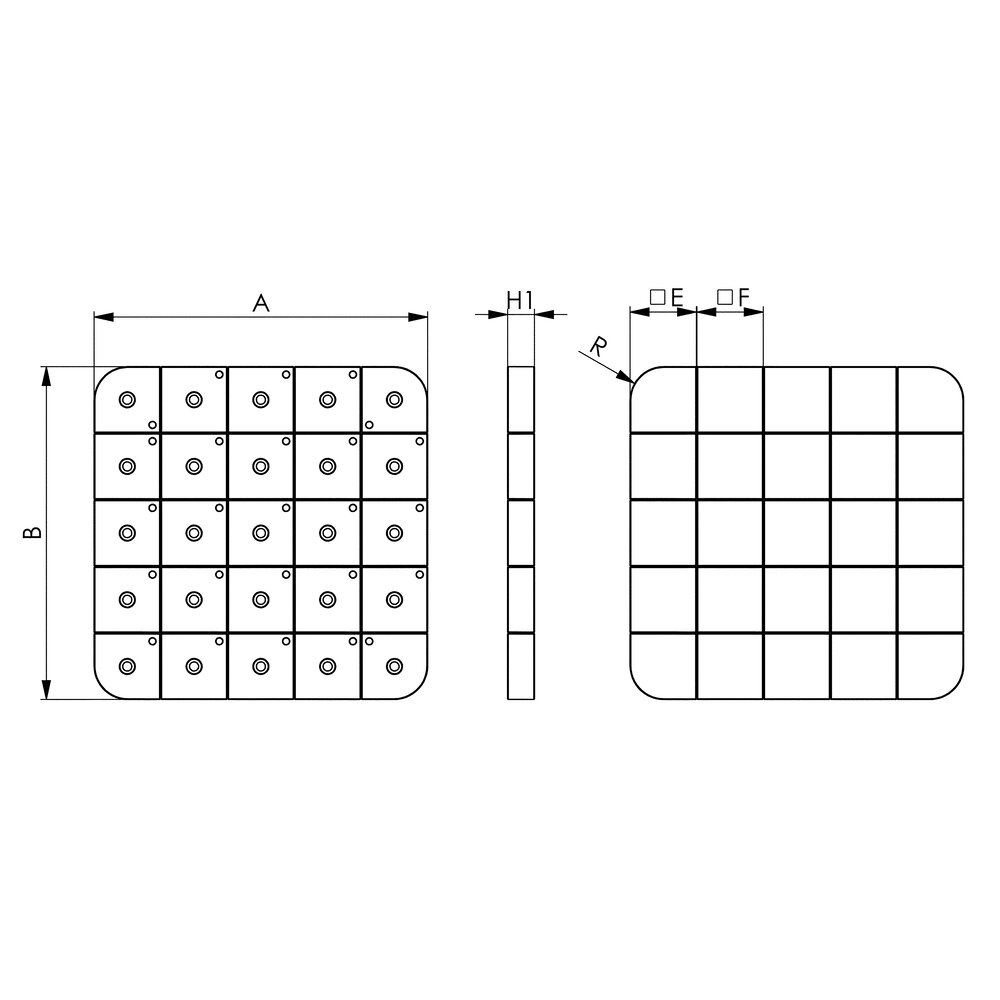 картинка Набор подложечных пластин АМF 572048 от магазина "Элит-инструмент"