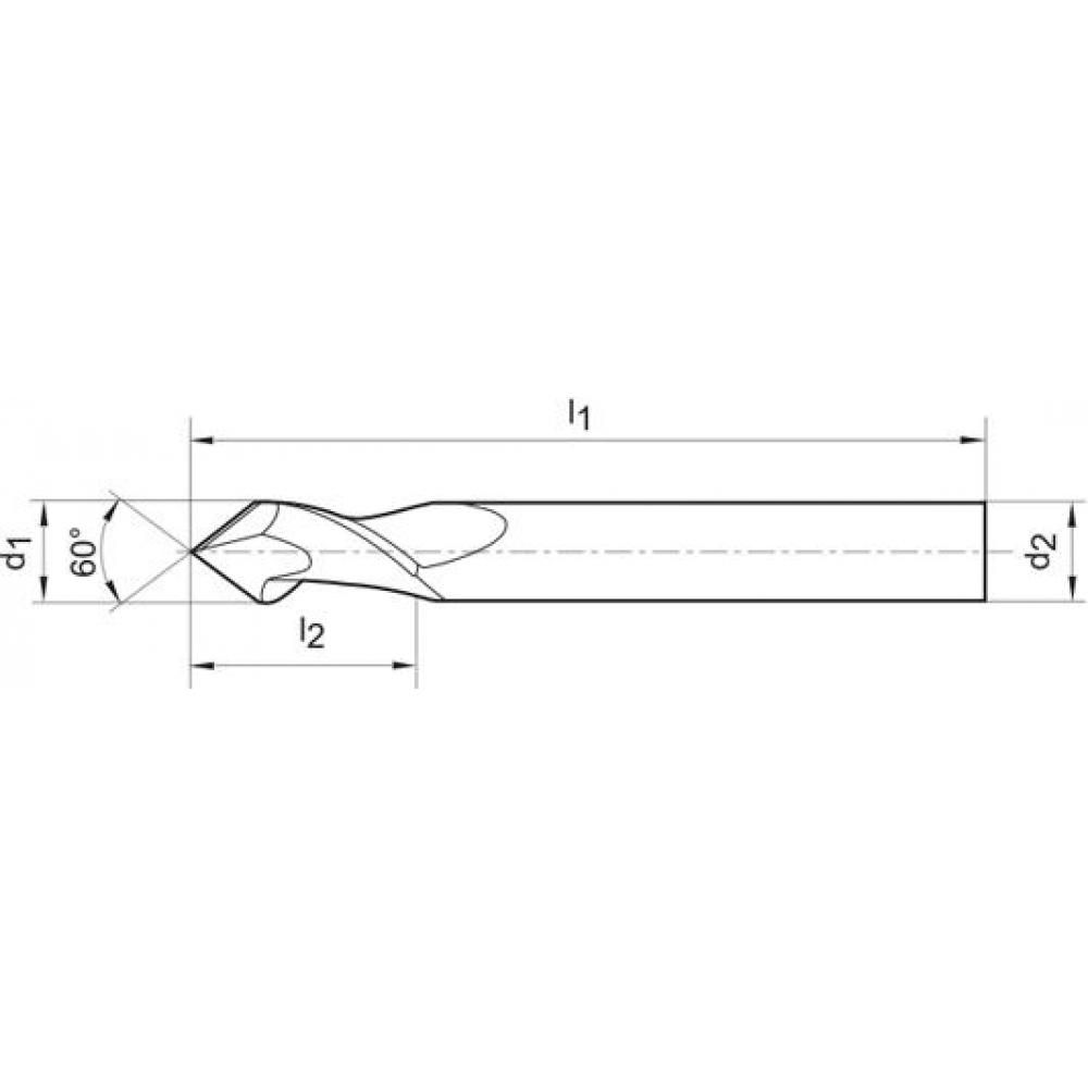 картинка Многофункциональный инструмент твердосплавный 60 градусов 5 мм FORMAT 2442 0050 Fplus от магазина "Элит-инструмент"