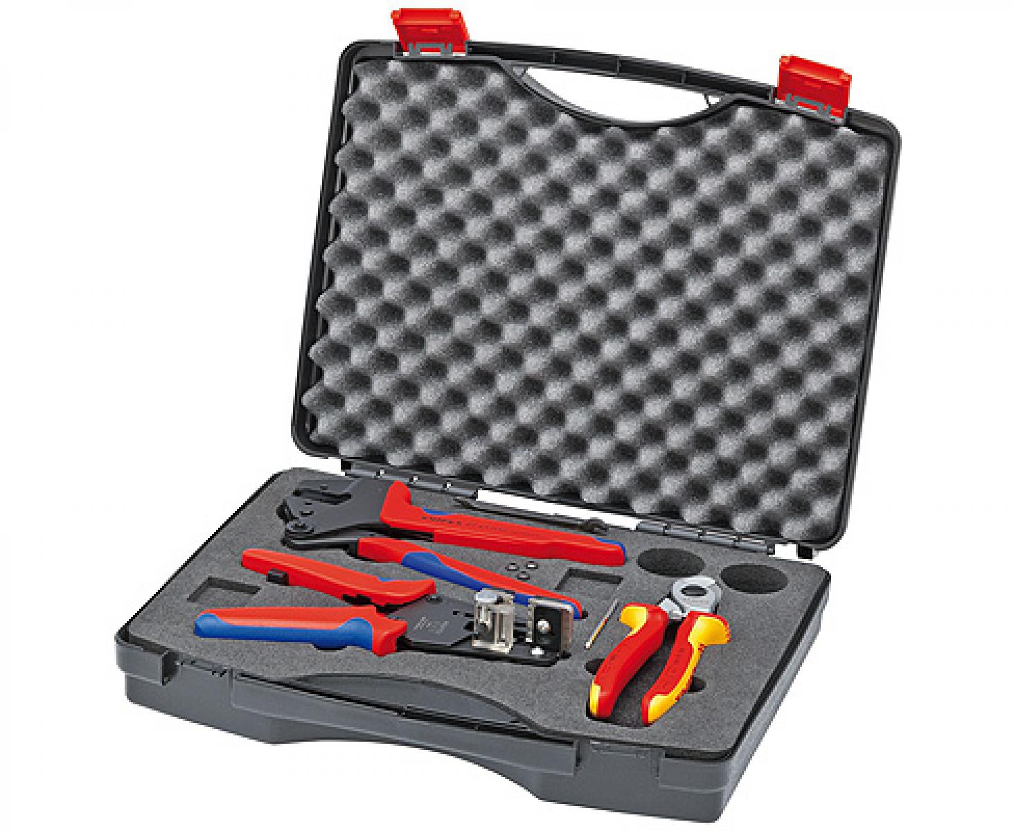 картинка Набор инструмента для фотогальваники в чемодане Knipex KN-979101 от магазина "Элит-инструмент"