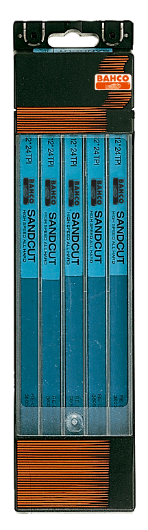 картинка Полотно для ручных ножовок из быстрорежущей стали SANDCUT™. HSS BAHCO 3905-250-24-100 от магазина "Элит-инструмент"