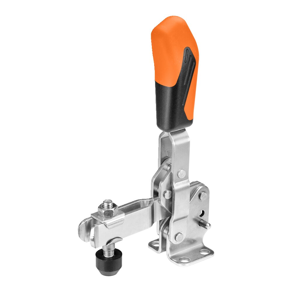 Вертикальный шарнирный зажим с оранжевой ручкой АМF 557437