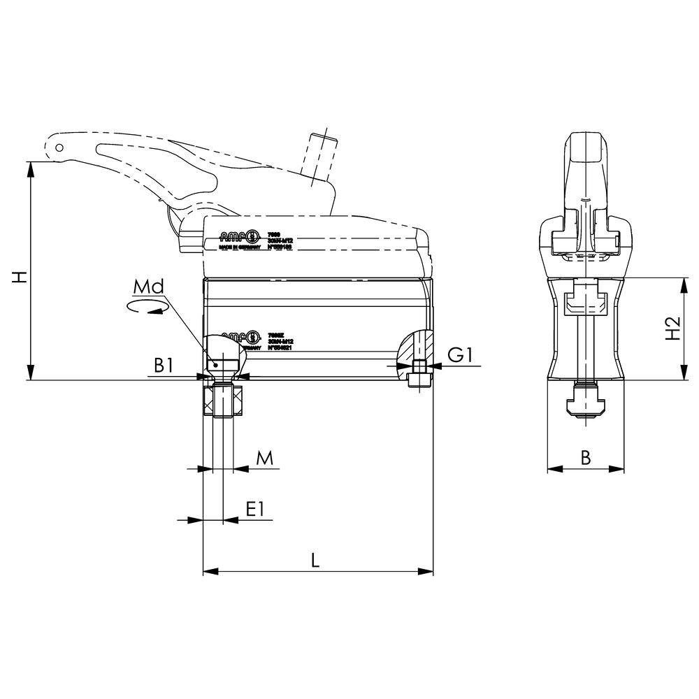 картинка Разделительный элемент АМF 554823 от магазина "Элит-инструмент"