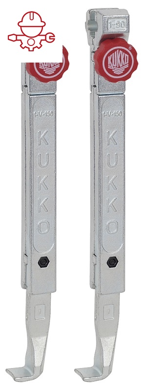 картинка 2 захвата с быстрой регулировкой (комплект) Kukko 1-252-P от магазина "Элит-инструмент"