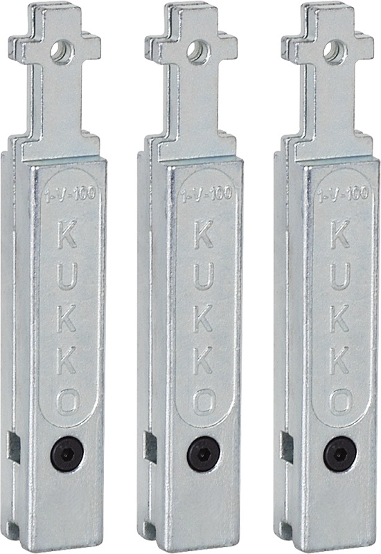 картинка 3 удлинителя захватов (комплект) Kukko 1-V-100-S от магазина "Элит-инструмент"