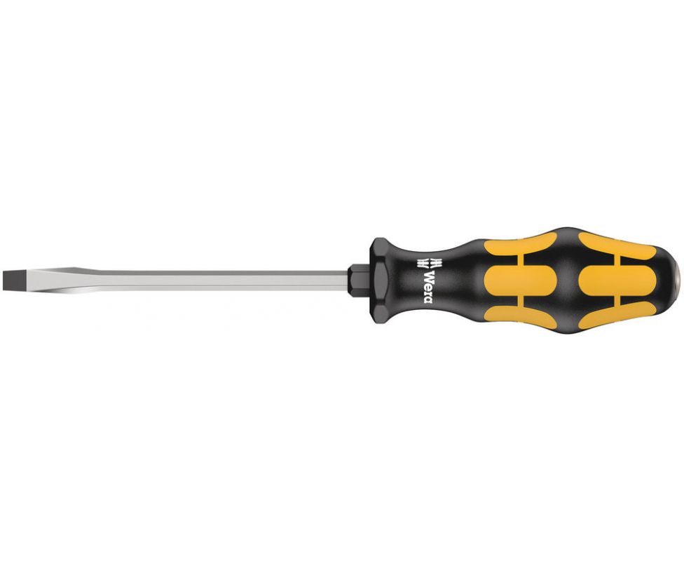 картинка Отвертка Wera Kraftform 932 A WE-018266 1.2 x 7.0 x 125 шестигранная шлицевая от магазина "Элит-инструмент"