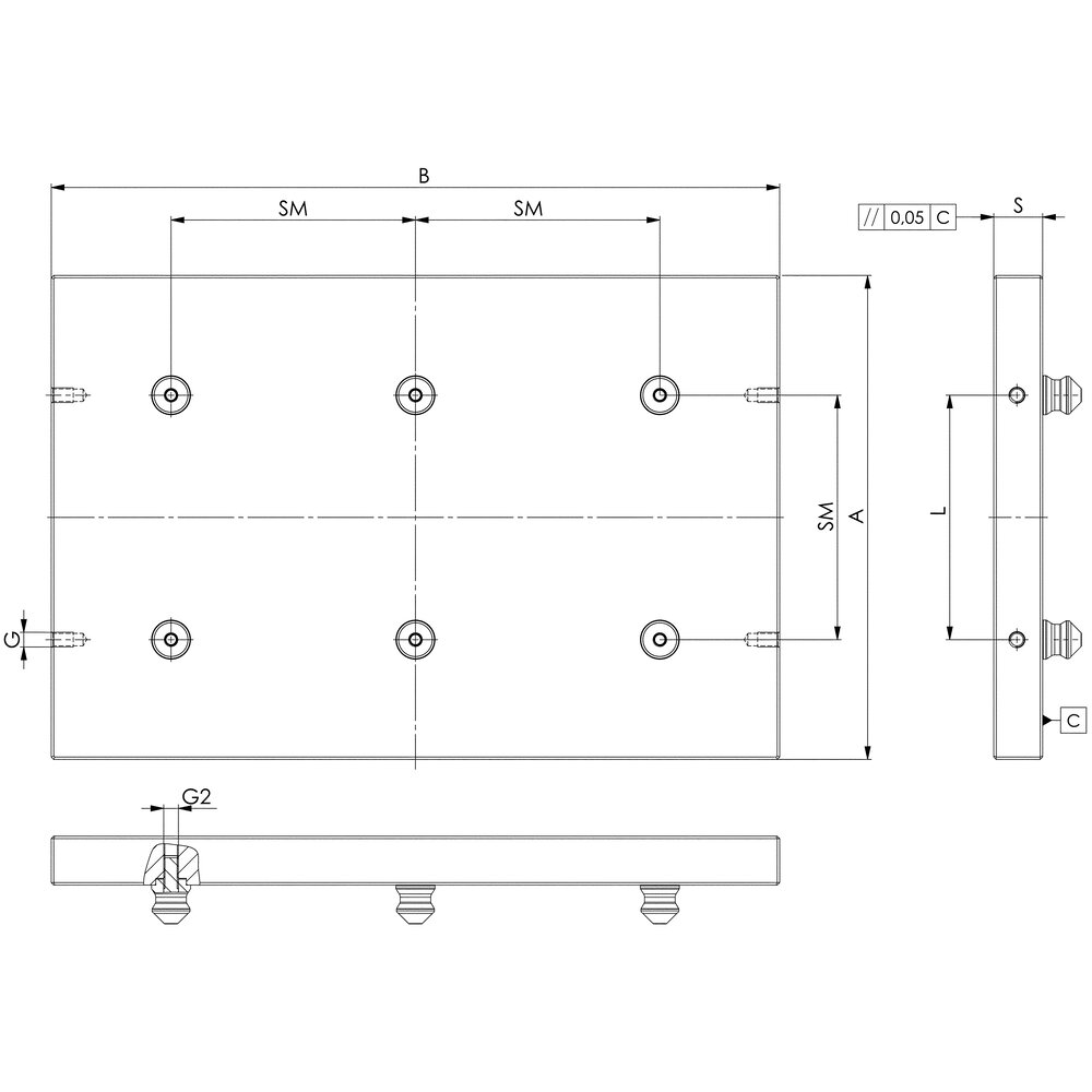 картинка Крепежная пластина АМF 426791 от магазина "Элит-инструмент"
