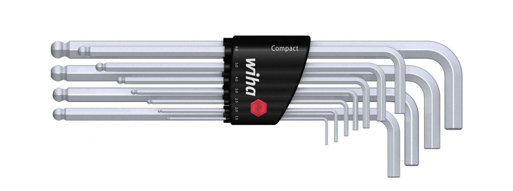 Набор штифтовых ключей в держателе Compact SB 369 H11 WIHA 36454