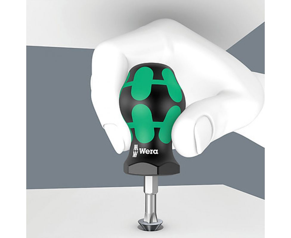 картинка Короткая отвертка/отвертка для карбюратора Stubby 350 PH Wera, PH3 х 25 мм, WE-008852 от магазина "Элит-инструмент"