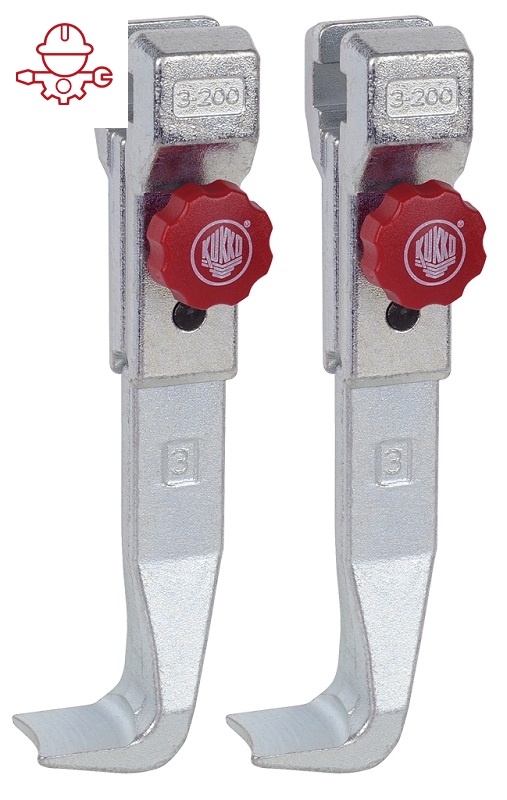 картинка 2 захвата с быстрой регулировкой (комплект) Kukko 3-202-P от магазина "Элит-инструмент"