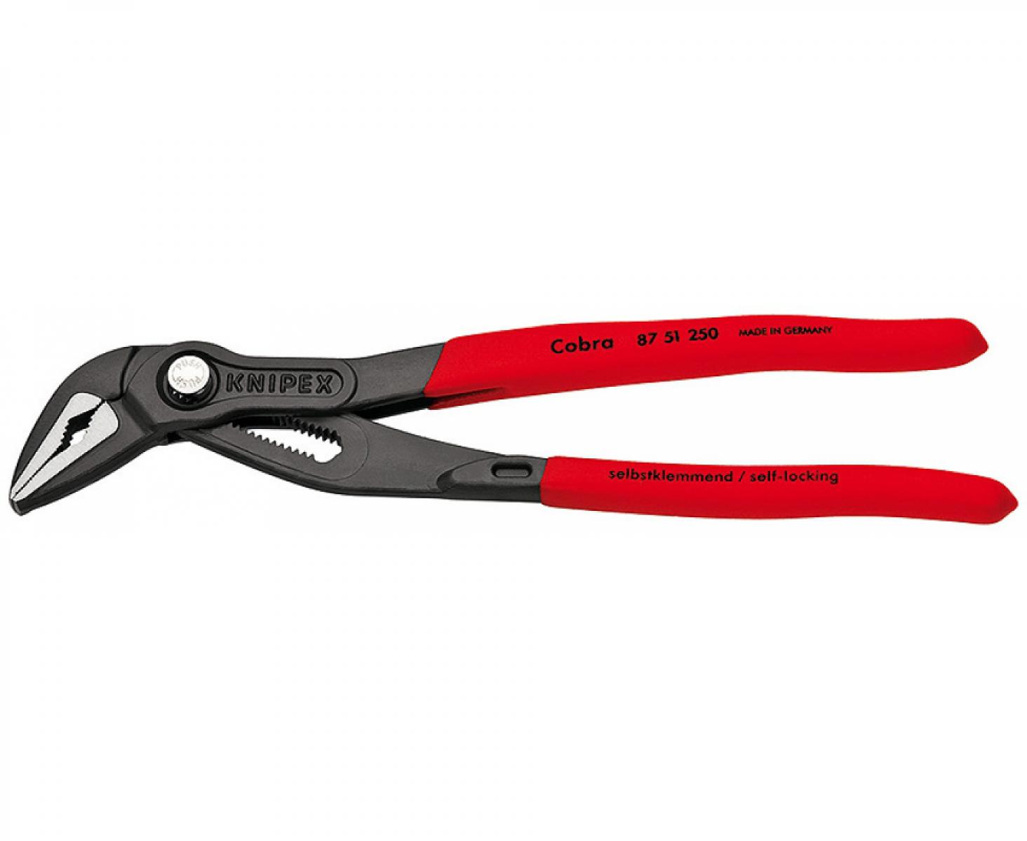 картинка KNIPEX Cobra ES сантехнические клещи, особо тонкие KN-8751250 от магазина "Элит-инструмент"