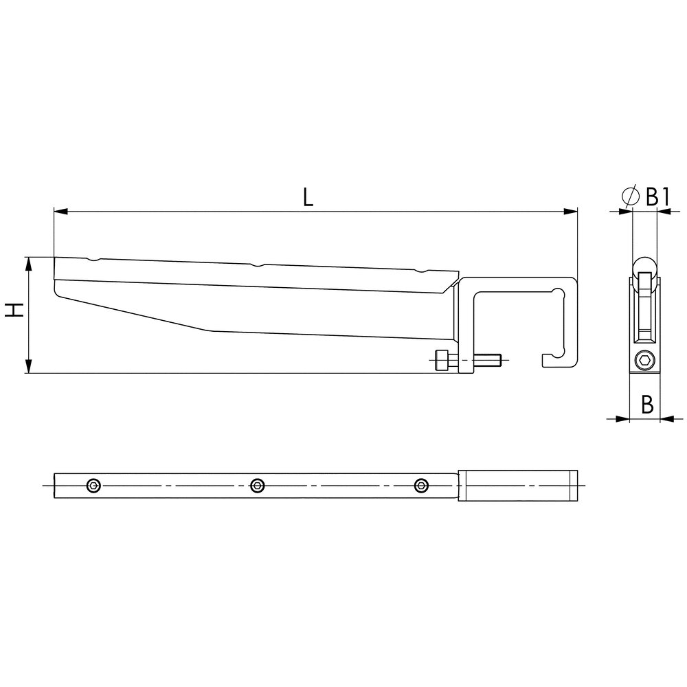 картинка Держатель для зажимов АМF 74203 от магазина "Элит-инструмент"