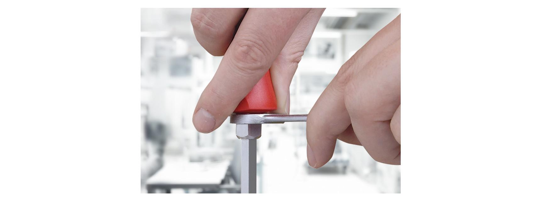 картинка Отвертка шлицевая SoftFinish® 308 WIHA 00733 от магазина "Элит-инструмент"