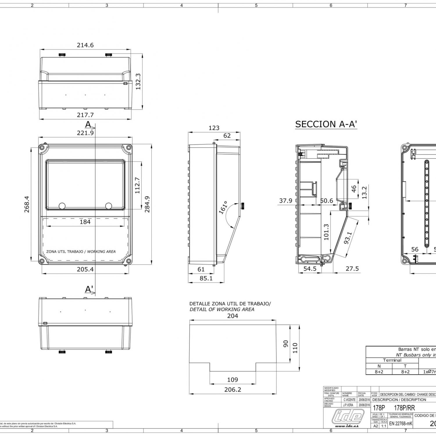 картинка Комбинационный модуль Щит с розетками - T P01.003 от магазина "Элит-инструмент"