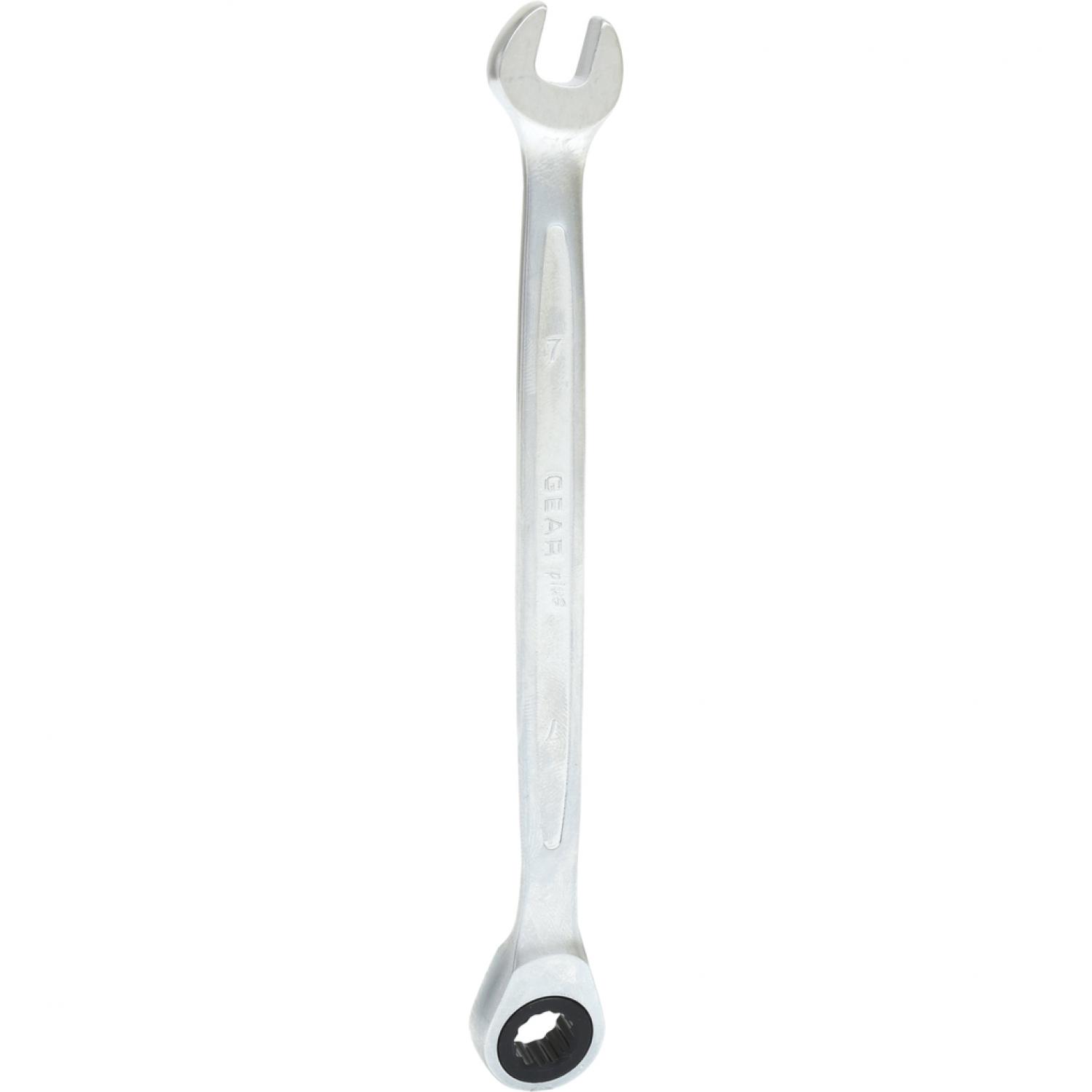 картинка Комбинированный ключ с трещоткой GEARplus, переключающийся, 7 мм от магазина "Элит-инструмент"