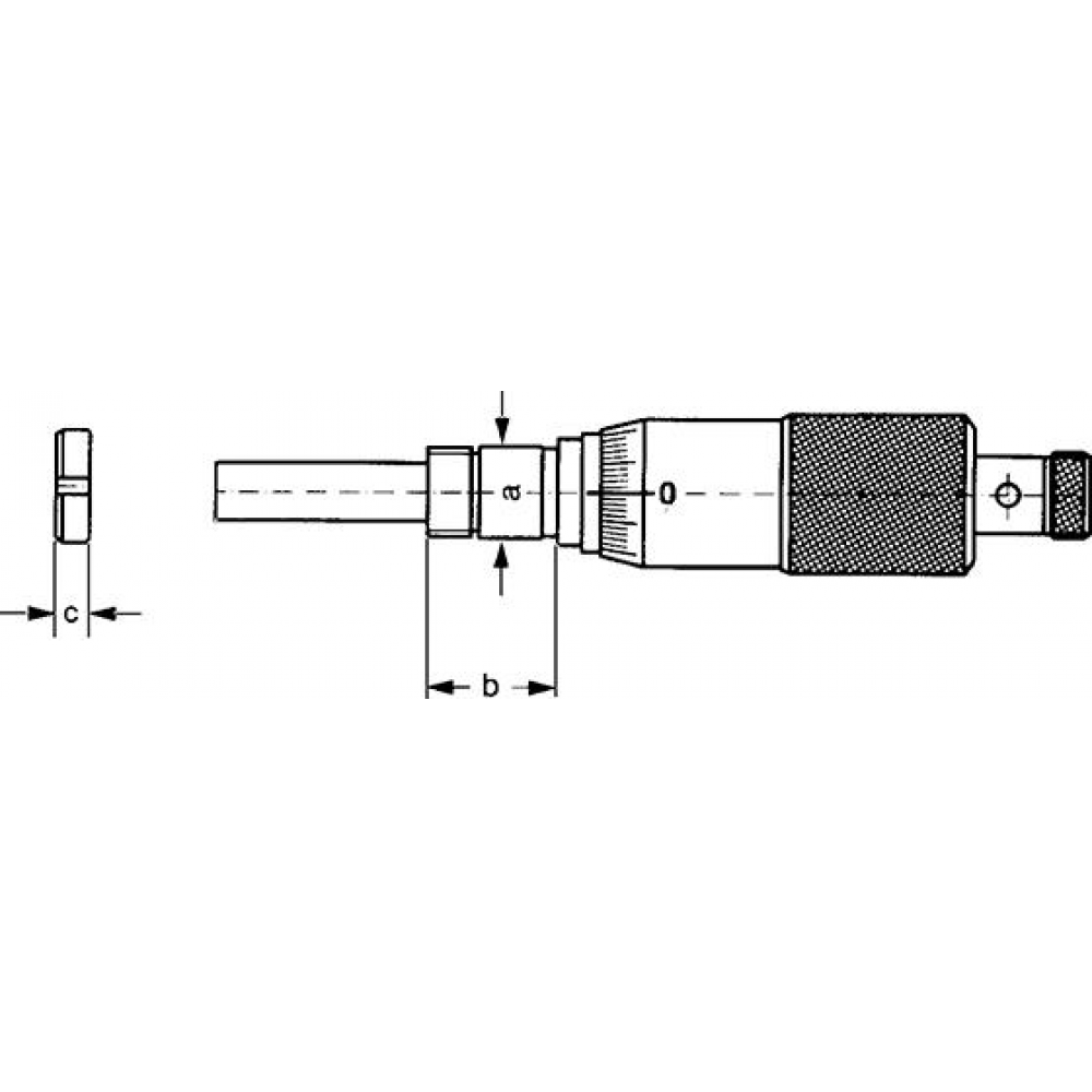 картинка Микрометрический винт 0-25 мм, 0,01 мм FORMAT 4185 0005 Fplus от магазина "Элит-инструмент"