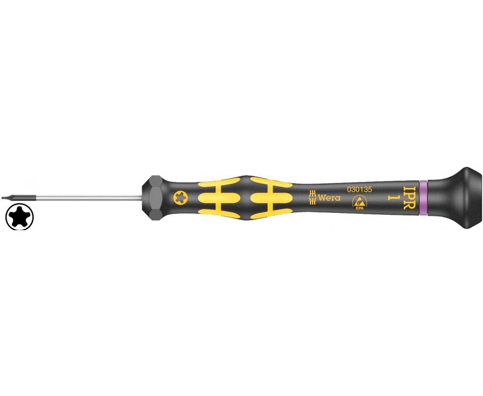 картинка Отвертка IPR TORX Plus Wera Kraftform Micro ESD 1 IPRх40 1567 WE-030135 от магазина "Элит-инструмент"