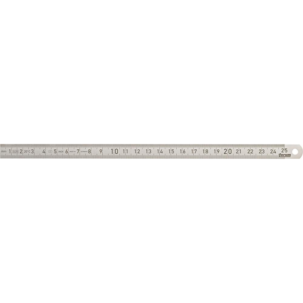 картинка Линейка гибкая стальная 100х13мм нержавеющая FORMAT 4751 0100 Fplus от магазина "Элит-инструмент"
