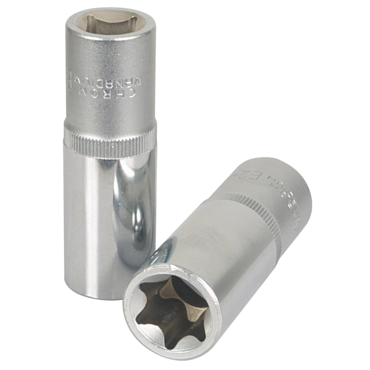 Торцовая головка с внешним профилем Torx ТХ-Е 1/2'', 78 мм, E20 подвеска