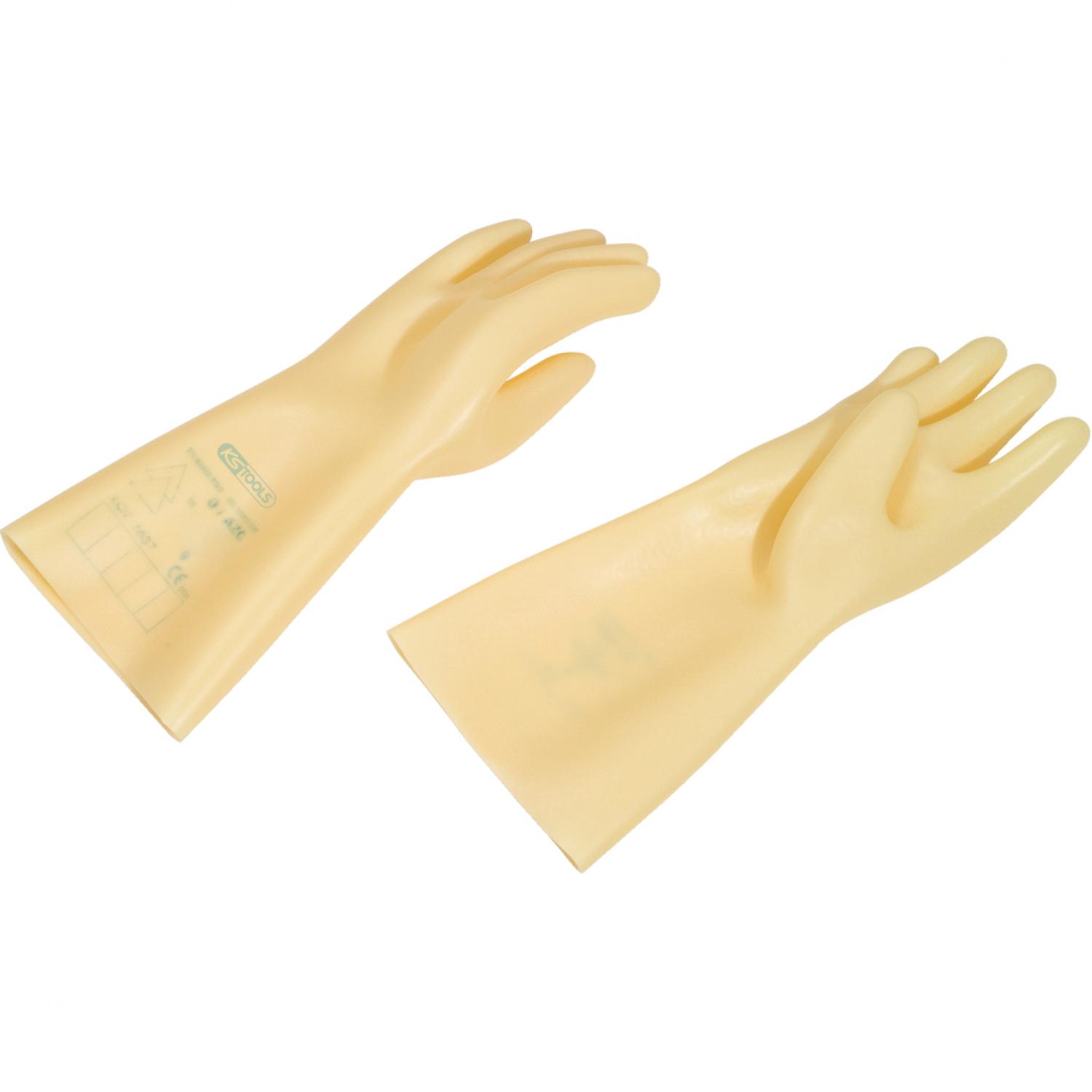 картинка Защитные перчатки электрика изолированные, размер 9, толщина 1, белые от магазина "Элит-инструмент"