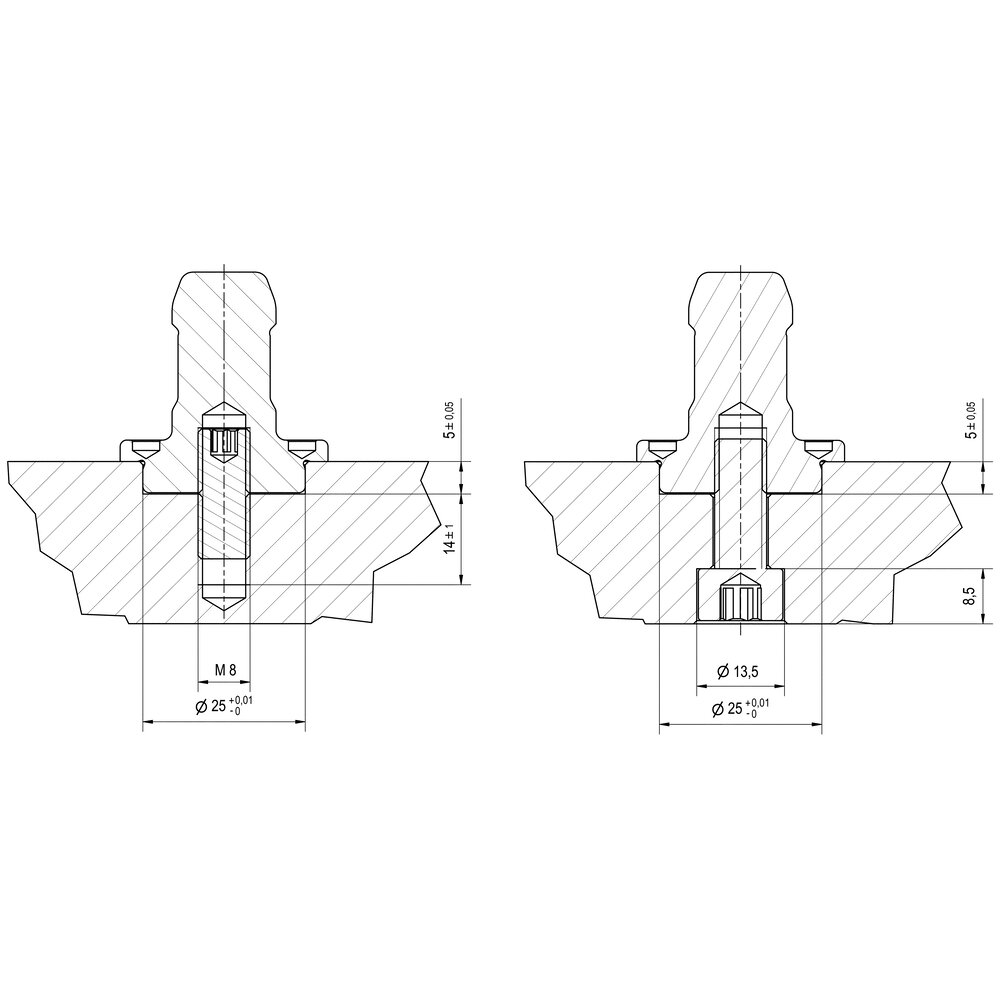 картинка Выдвижной стержень Gonzales 1000 АМF 303420 от магазина "Элит-инструмент"