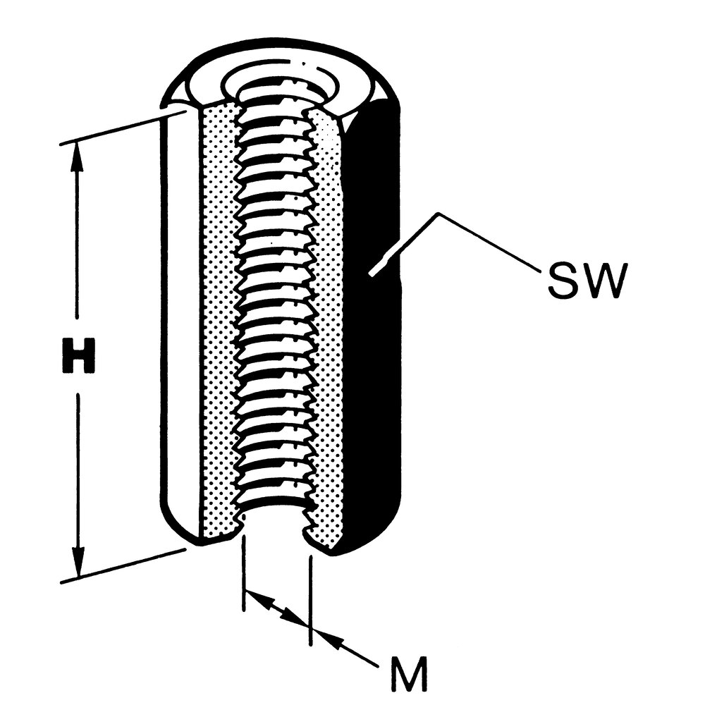 картинка Опорный штифт (распорка) АМF 78097 от магазина "Элит-инструмент"