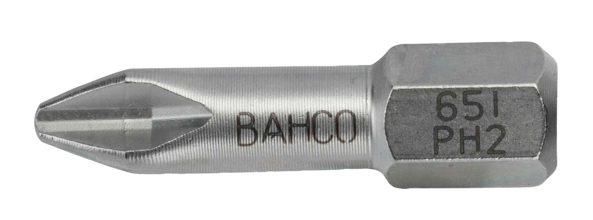 картинка Торсионные биты из нержавеющей стали для отверток Phillips, 25 мм BAHCO 65I/PH3 от магазина "Элит-инструмент"