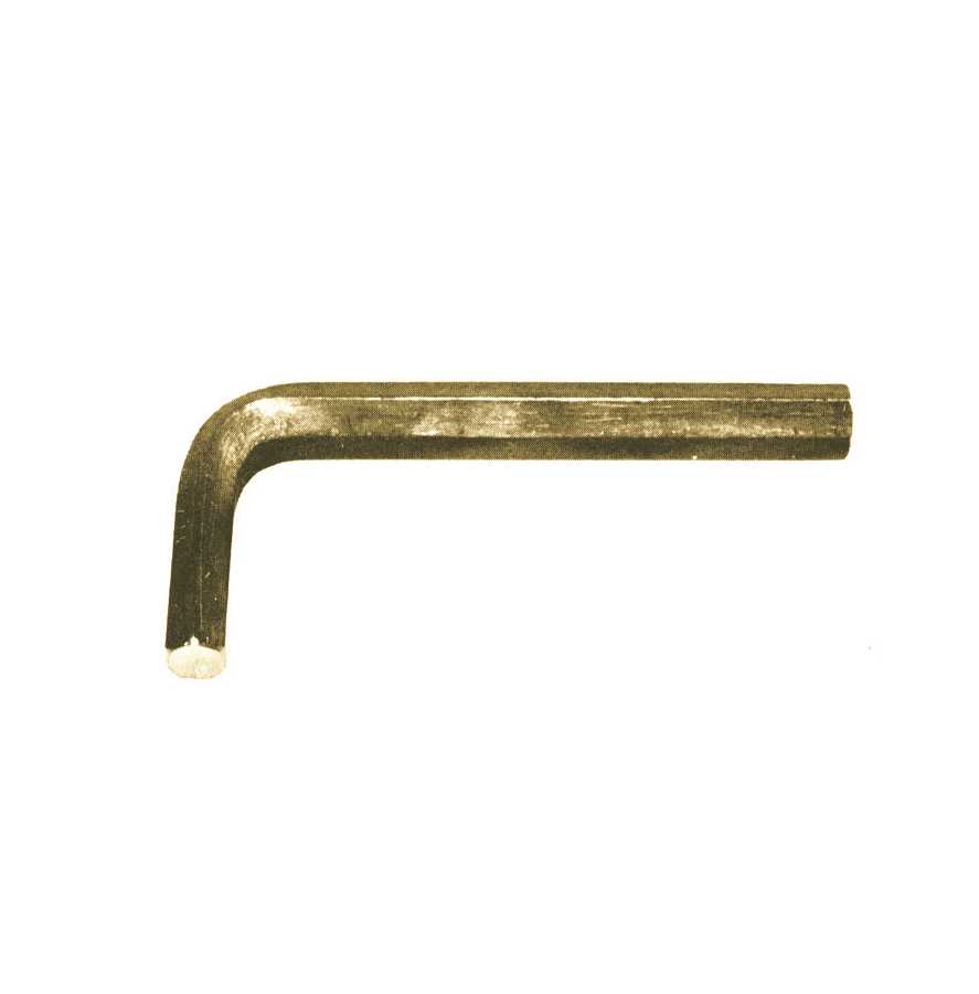 картинка Ключ шестигранный (ключ Аллена) Г-образный искробезопасный 32 мм, серия 060 MetalMinotti 060-0320 от магазина "Элит-инструмент"