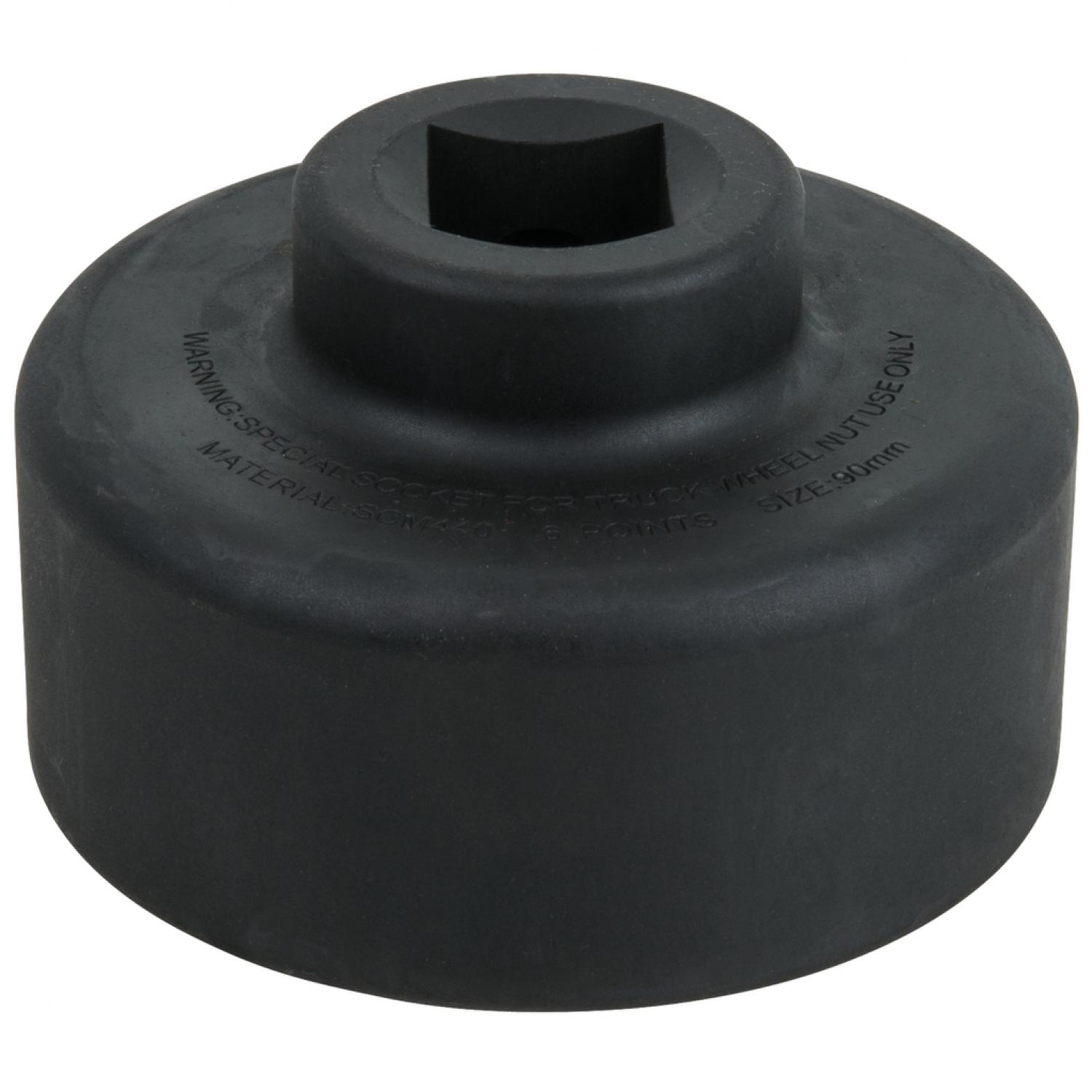 1" Торцевая головка для ступичной гайки, 6-гранный профиль, короткий 90mm