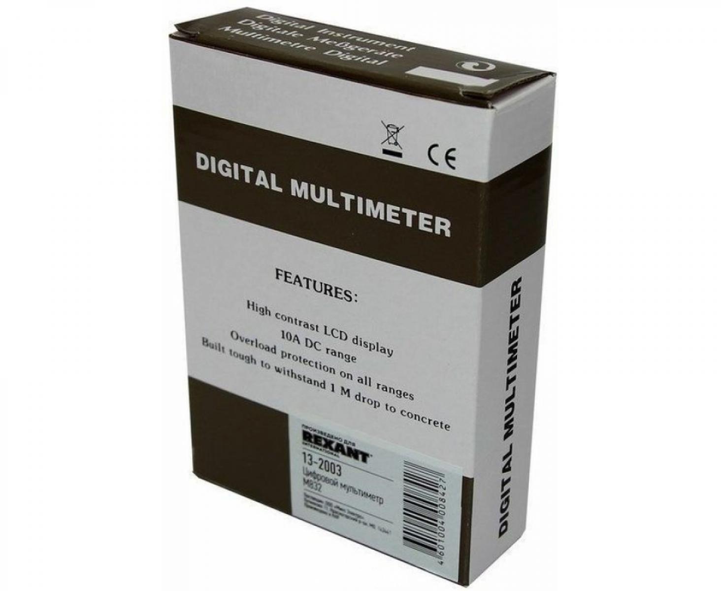 картинка Мультиметр цифровой Mastech M832 от магазина "Элит-инструмент"