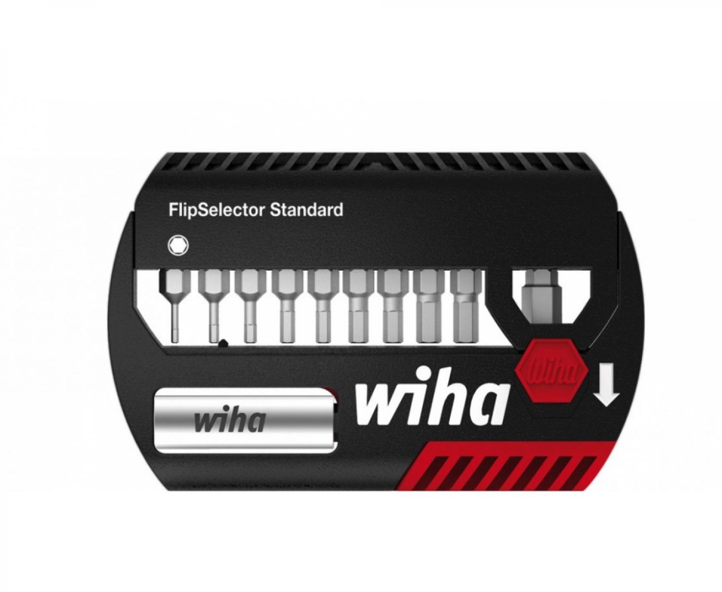 Набор с битами Wiha FlipSelector Standard SB 7947-902 39059 HEX, 11 предметов в блистере
