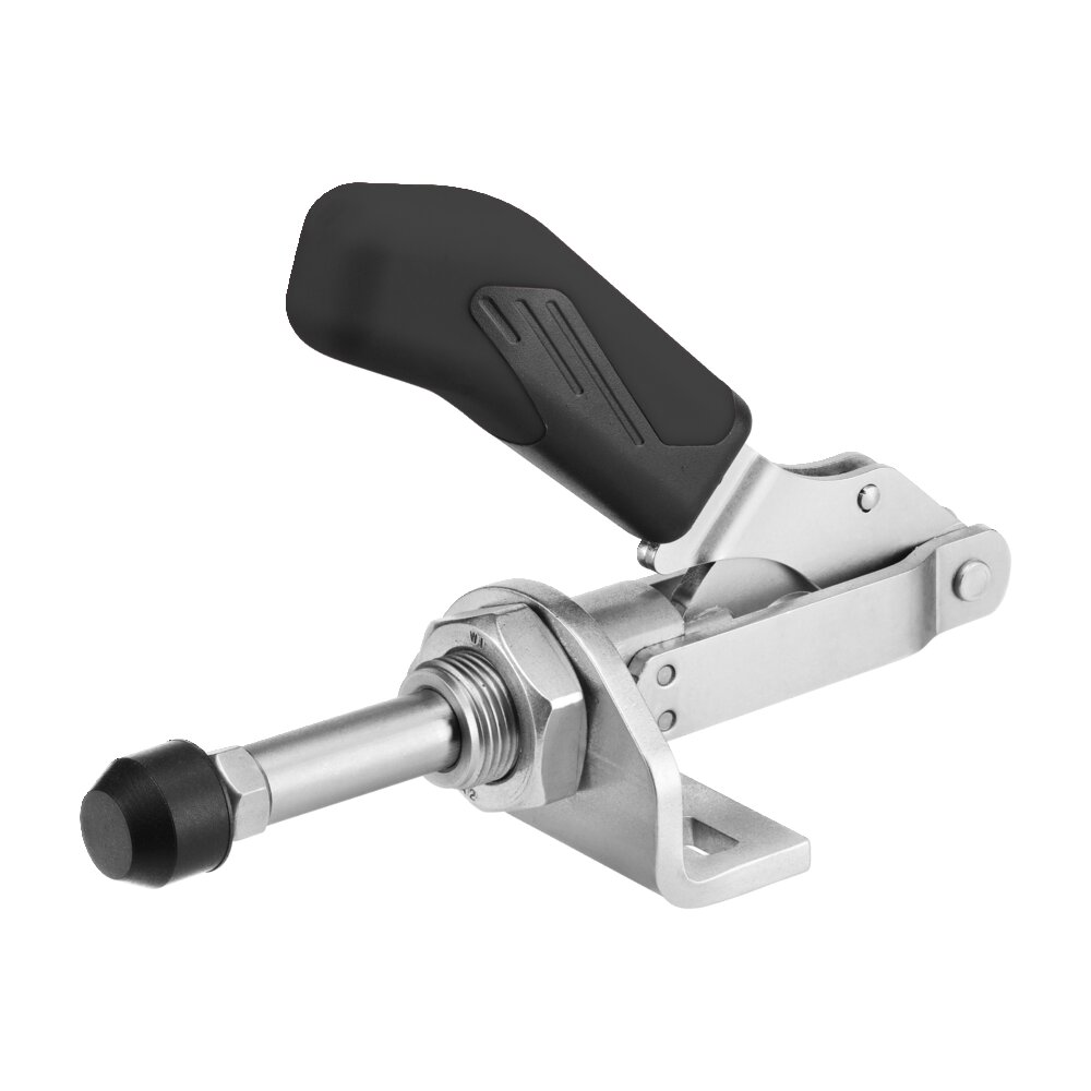 Шарнирный зажим двухтактного типа с черной ручкой АМF 558185