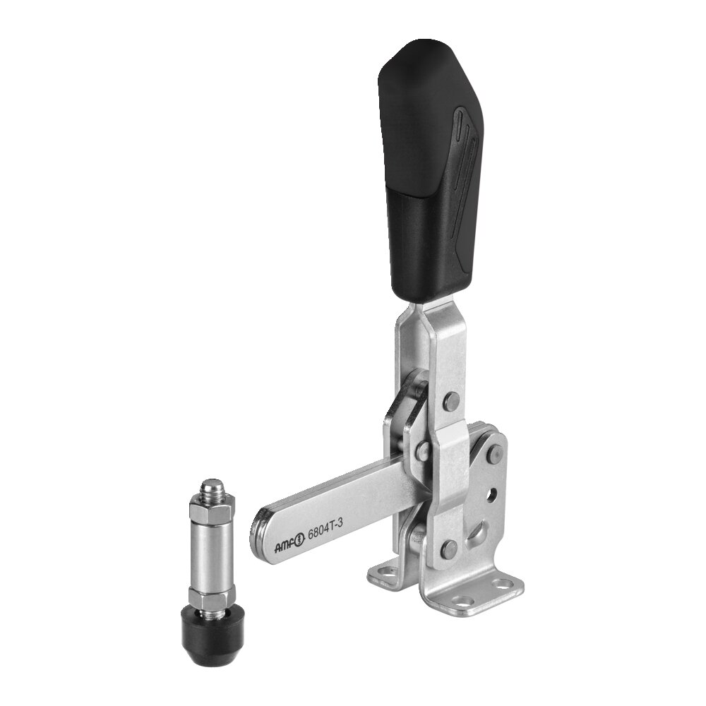 Вертикальный шарнирный зажим с черной ручкой АМF 557983