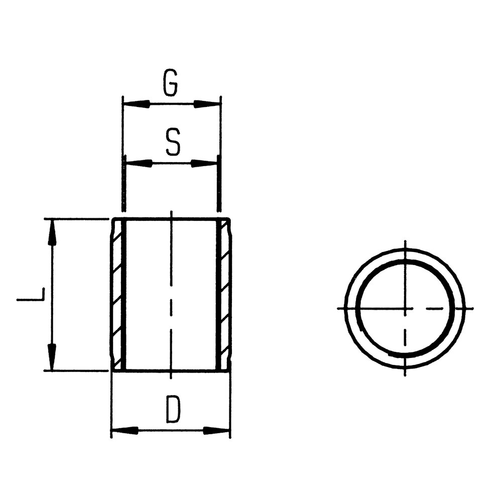 картинка Центрирующая втулка цилиндрической формы АМF 78238 от магазина "Элит-инструмент"