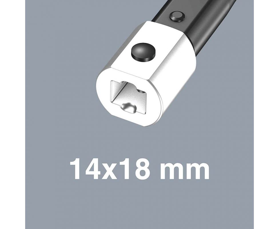 картинка Динамометрический ключ Wera Click-Torque X 4 40-200 Nm для сменных насадок WE-075654 от магазина "Элит-инструмент"