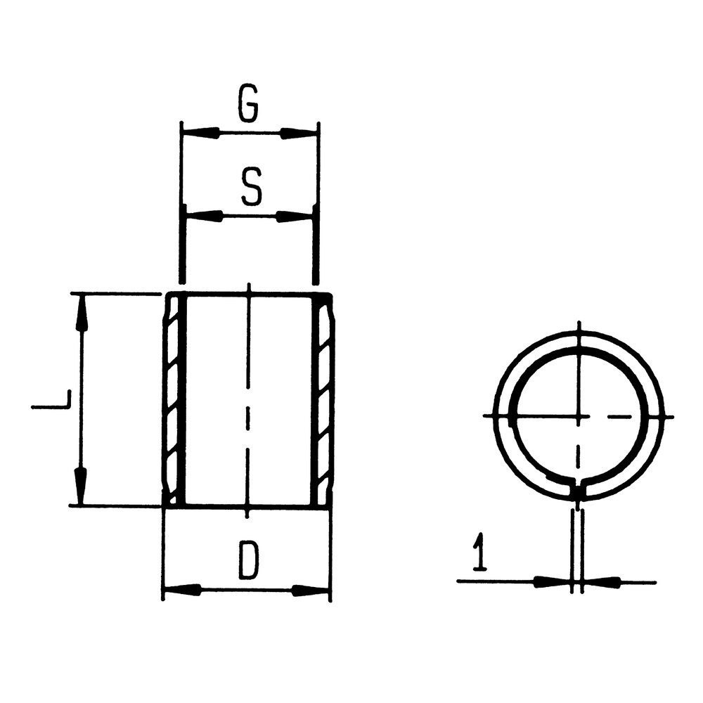 картинка Центрирующая втулка с прорезью АМF 78725 от магазина "Элит-инструмент"