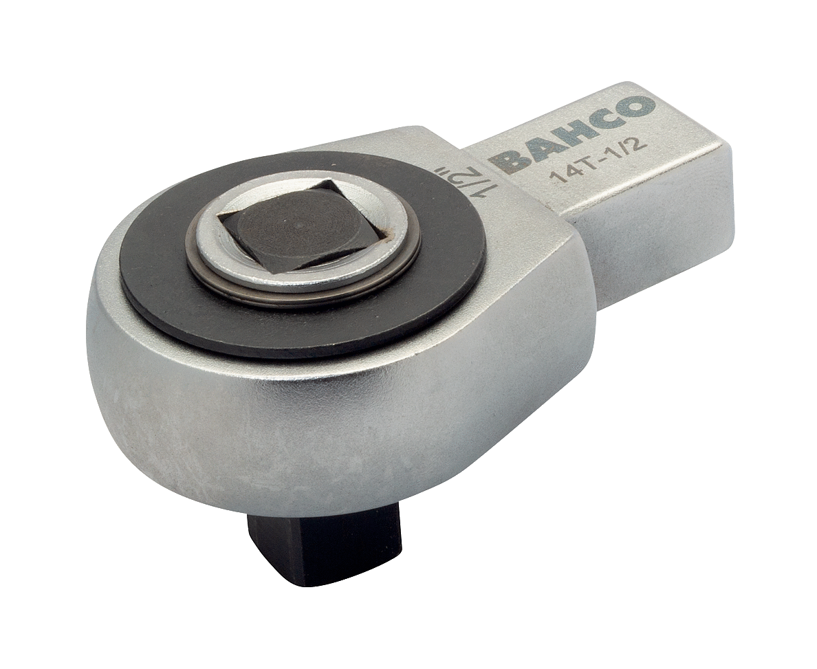 Нажимная квадратная реверсивная головка с прямоугольным соединителем BAHCO 14T-1/2