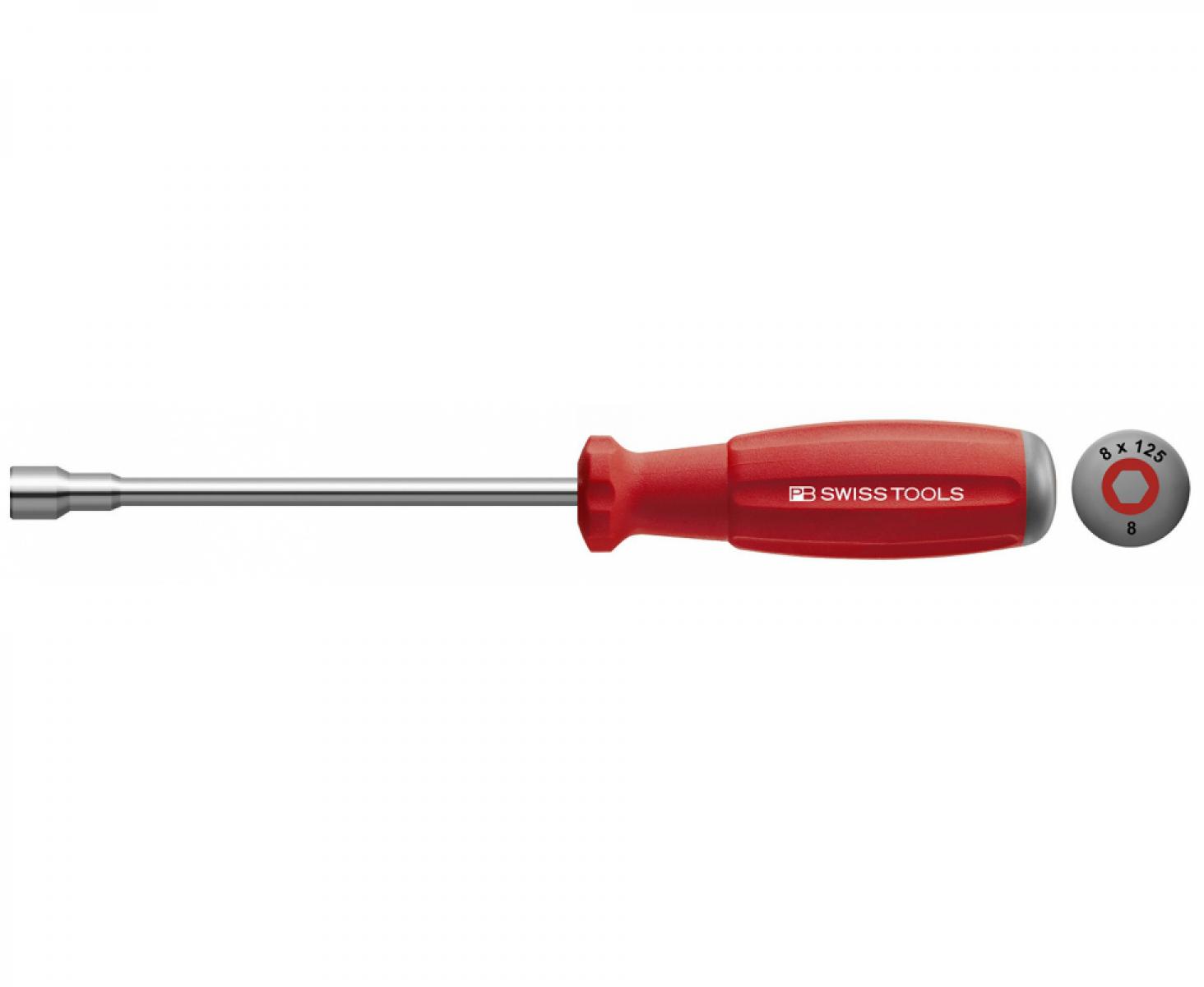 Отвертка-торцовый ключ HEX Nut SwissGrip PB Swiss Tools PB 8200.4,5-80 M4,5