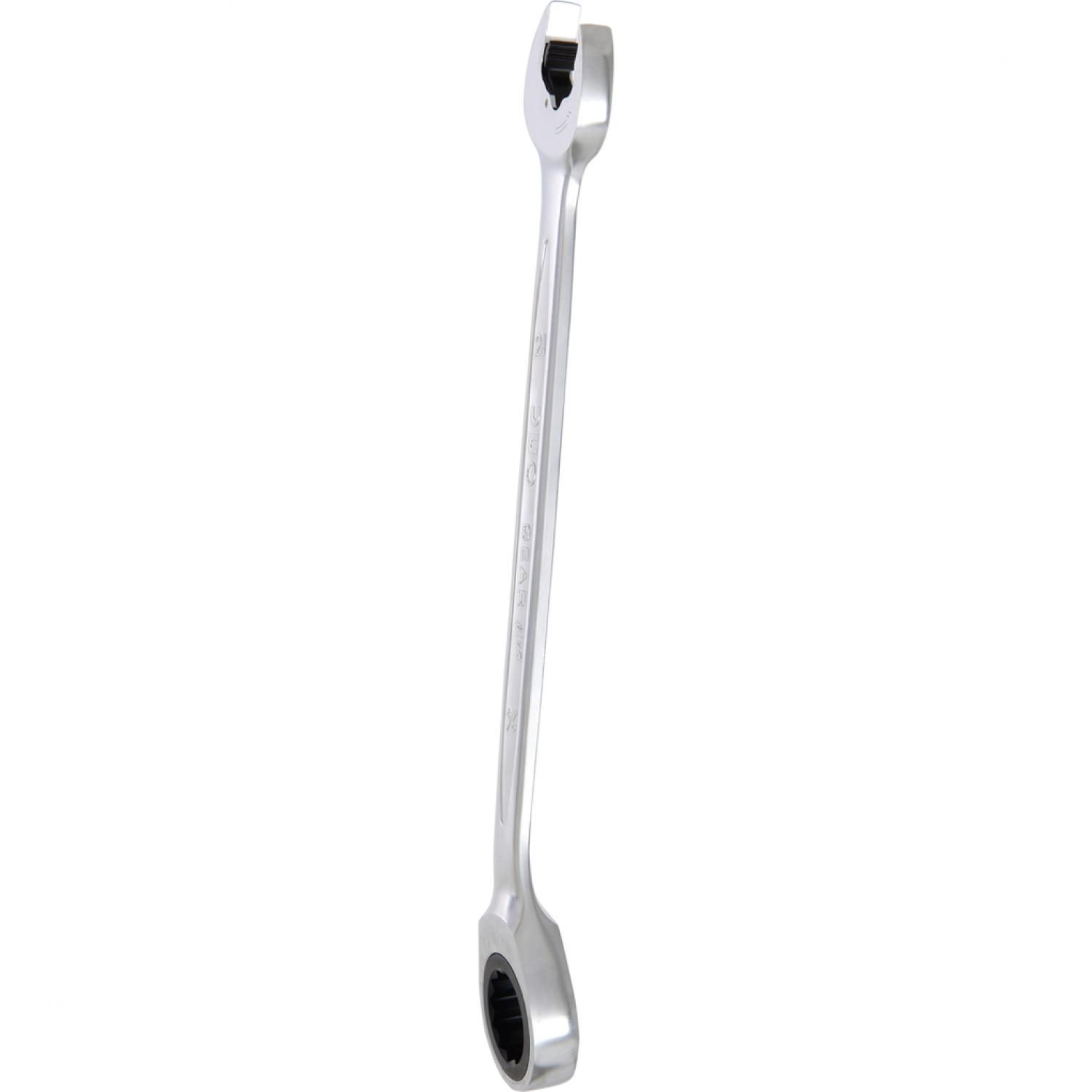 картинка Комбинированный ключ с трещоточным зевом DUO GEARplus, 24 мм, переключаемый от магазина "Элит-инструмент"