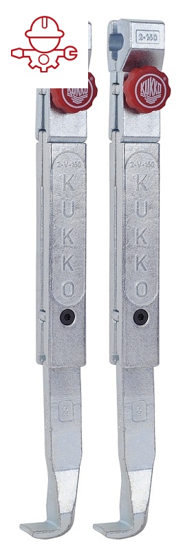 картинка 2 захвата с быстрой регулировкой (комплект) Kukko 2-302-P от магазина "Элит-инструмент"