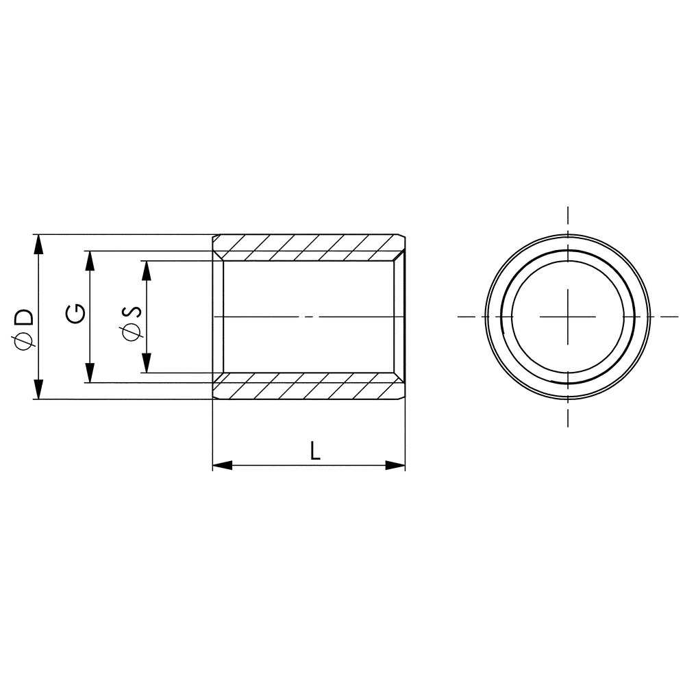картинка Центрирующая втулка Ø 15 АМF 535732 от магазина "Элит-инструмент"