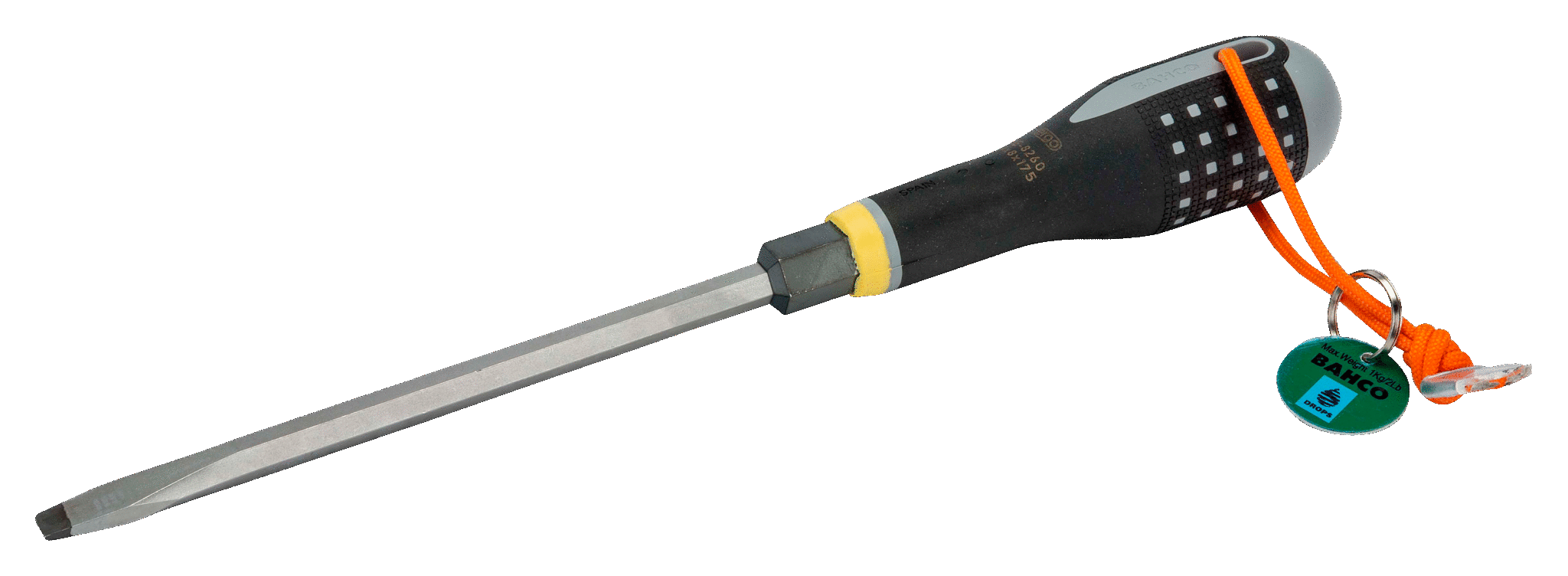 Отвертки с рукояткой ERGO™ под винты со шлицем. Для работы на высоте BAHCO TAHBE-8260